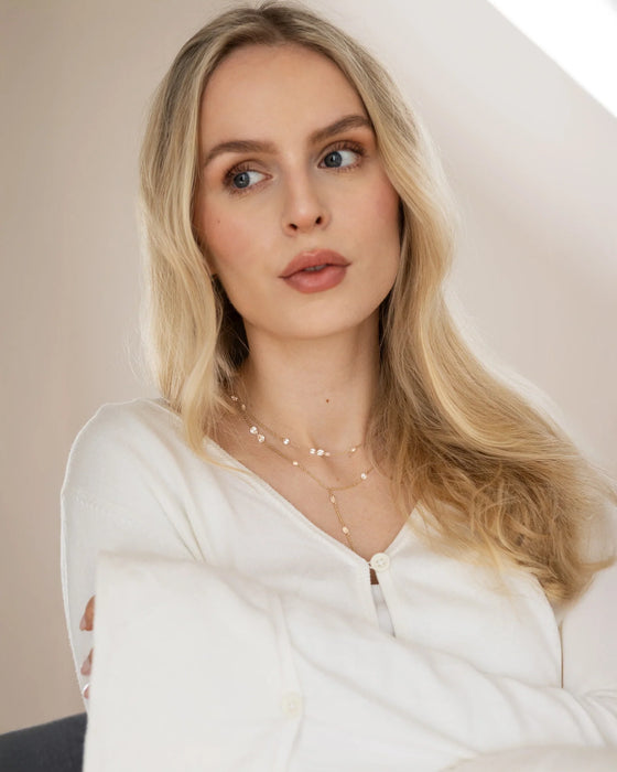 Gold necklaces