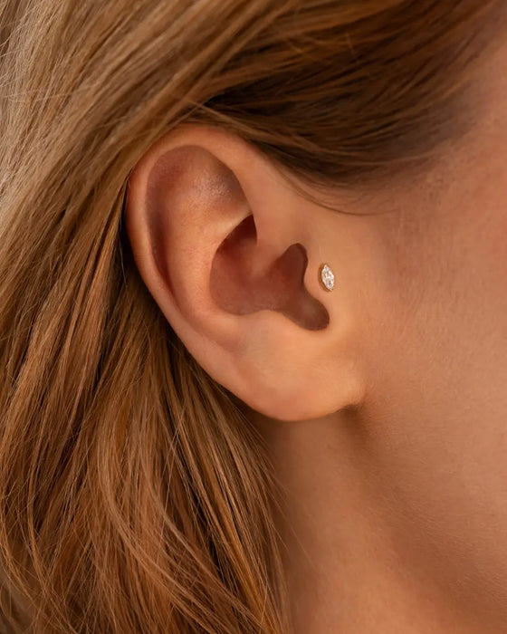 Tragus Piercing Gold